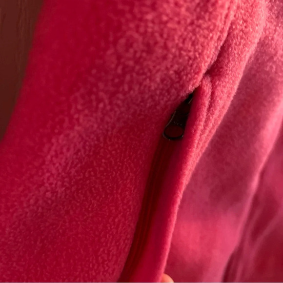 Columbia Girls XL 18/20 Pink Fleece Zip Up Jacket EUC - Picture 4 of 6